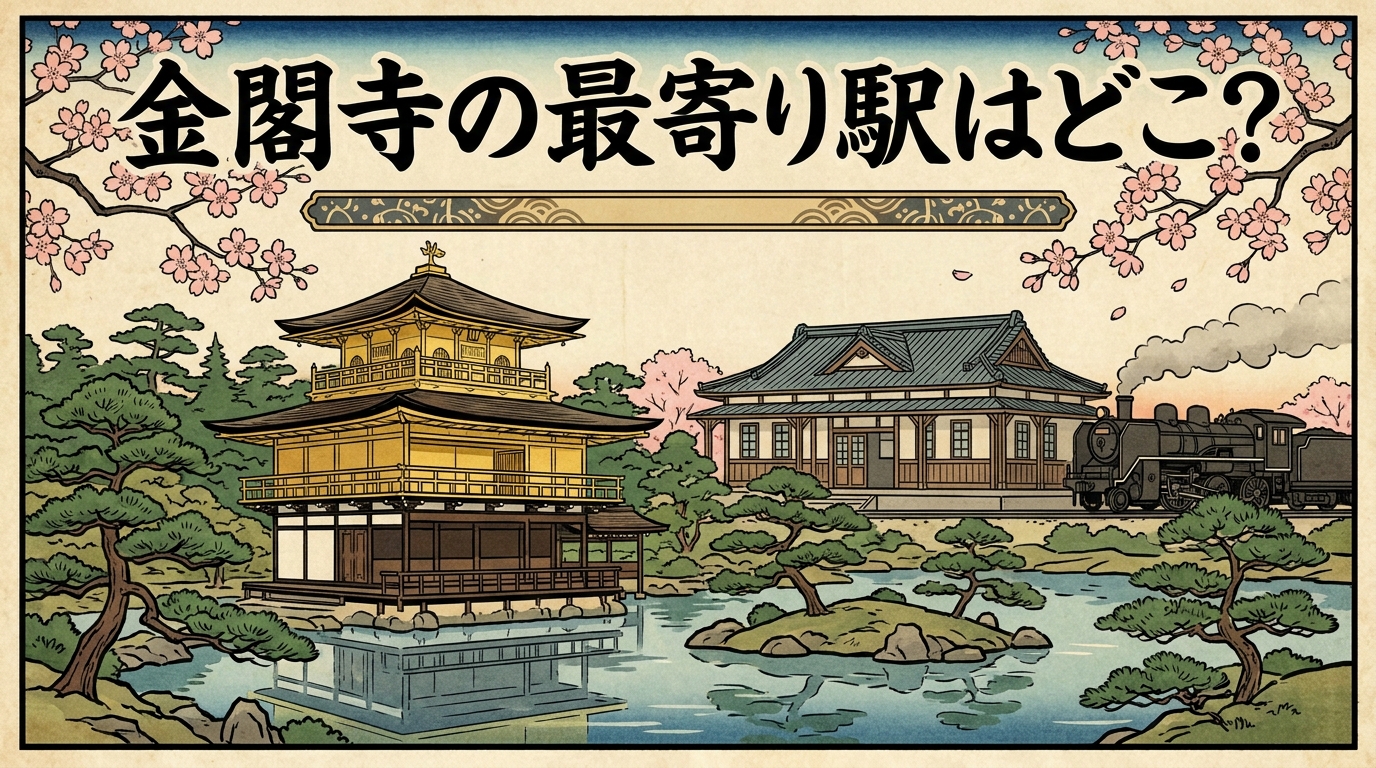 金閣寺の最寄り駅はどこ？