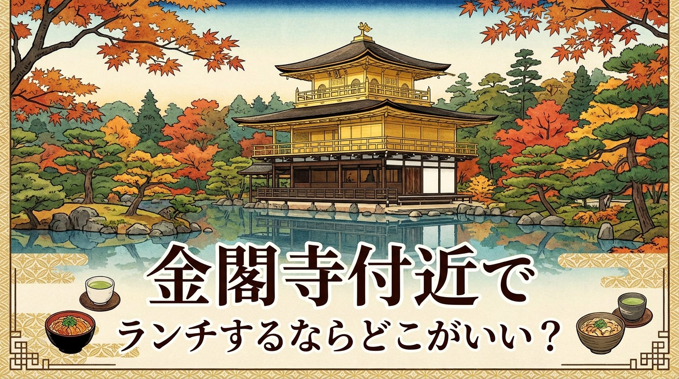 金閣寺付近でランチするならどこがいい？