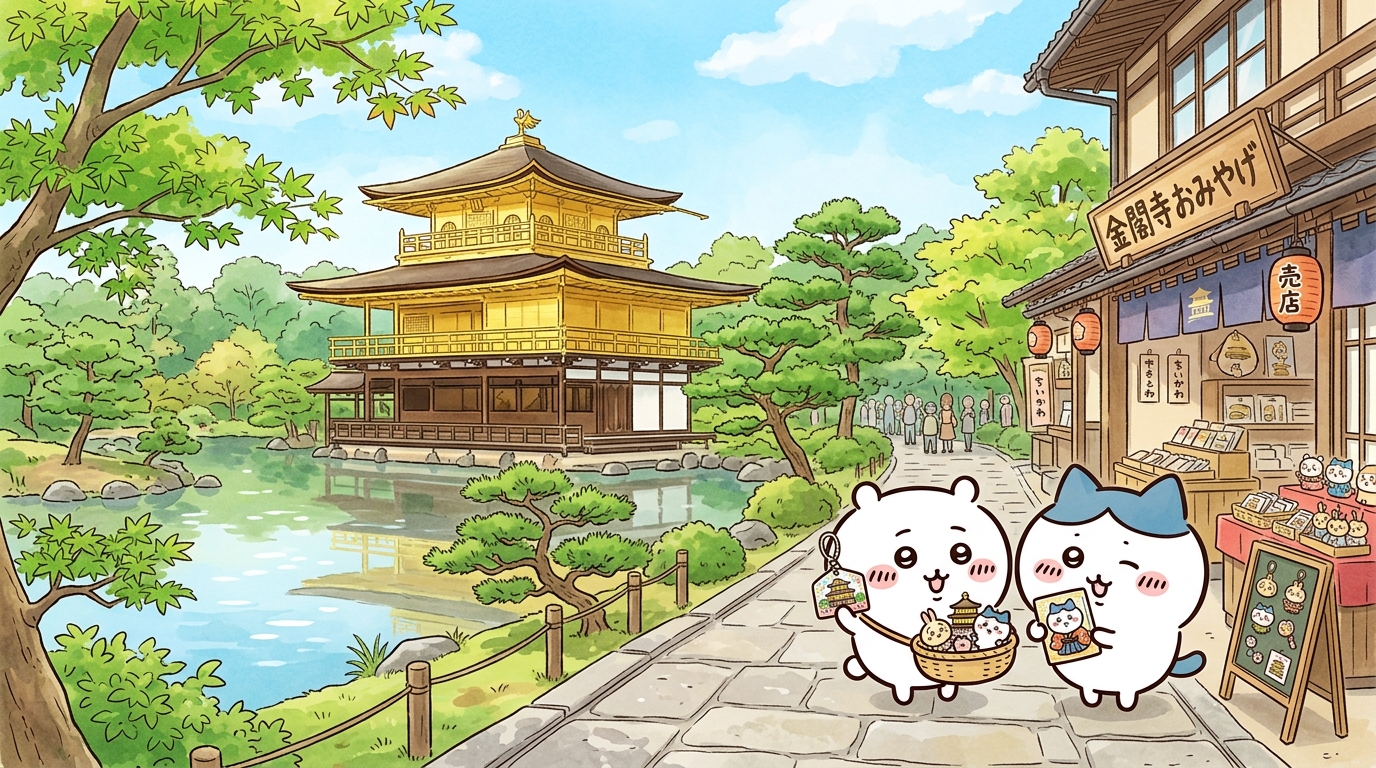 金閣寺でちいかわグッズは買える？