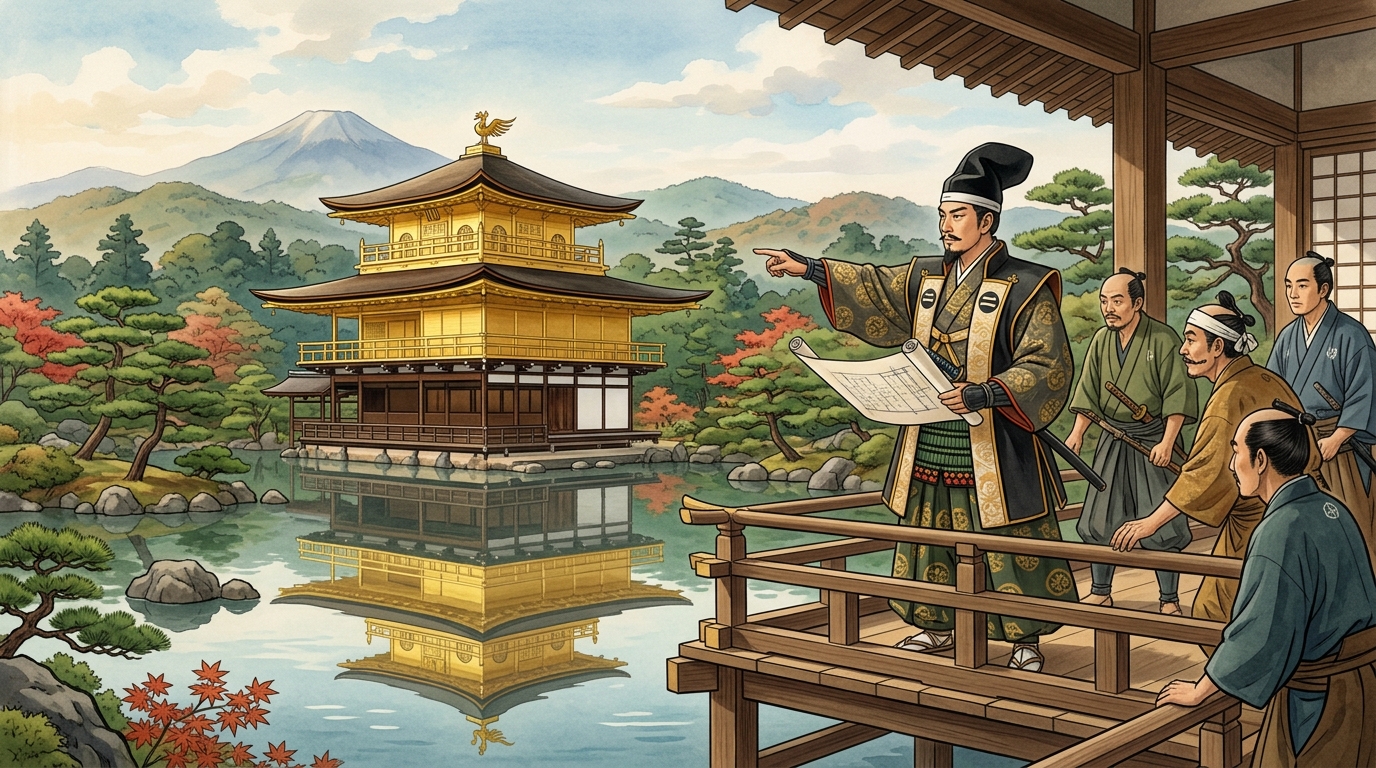 金閣寺は誰が建てた？