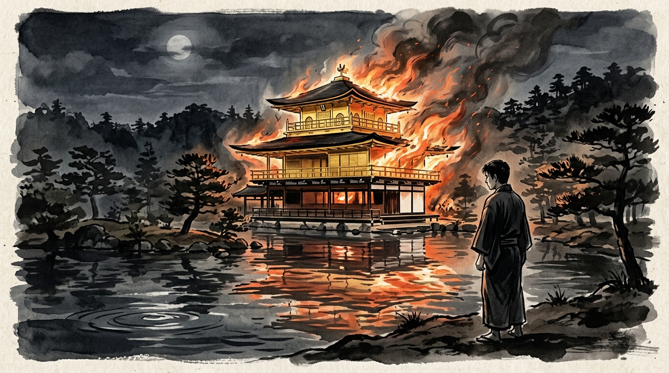 金閣寺に放火したのはなぜ？