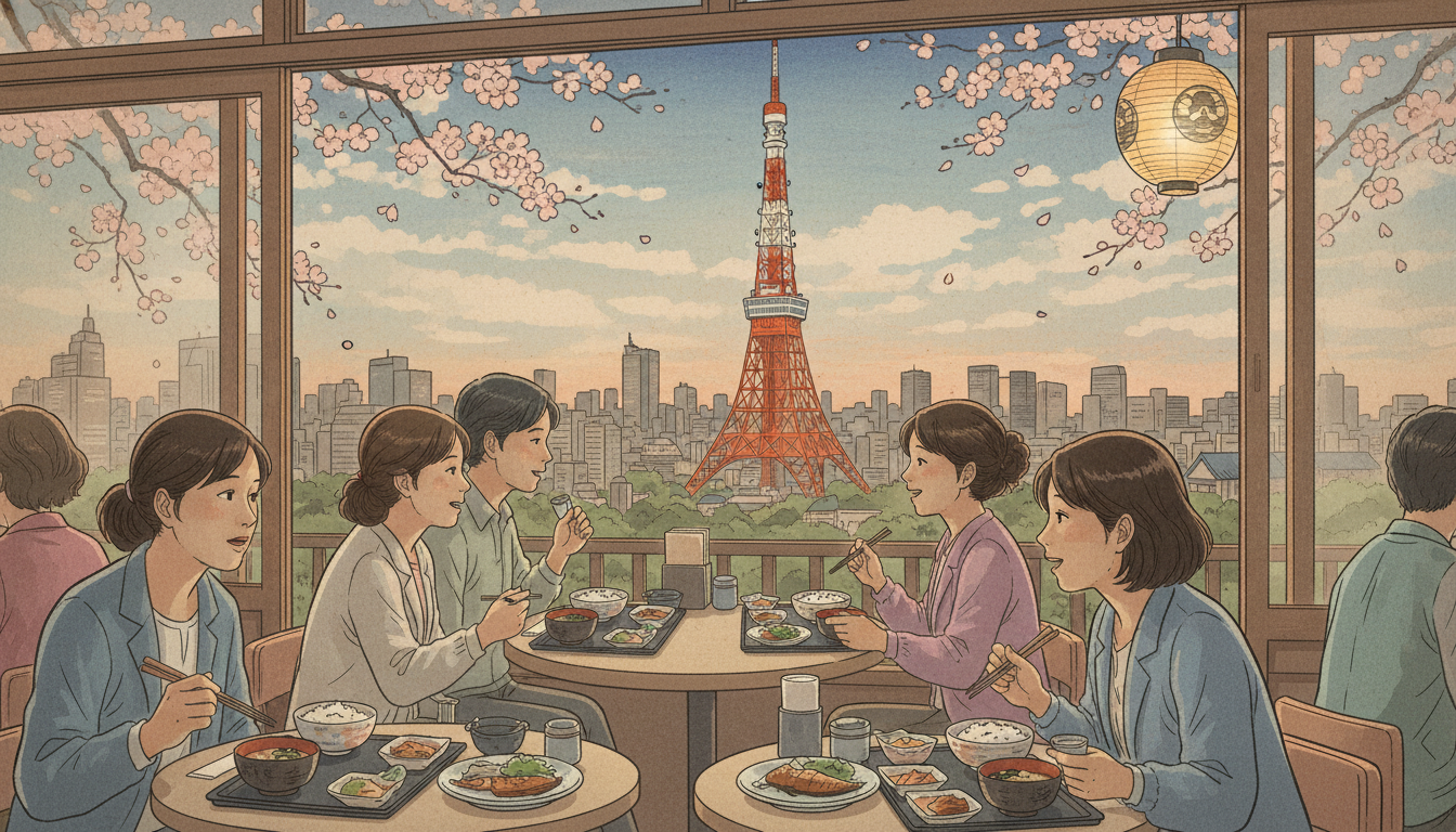 東京タワーが見える安いレストランはランチ利用が最もお得