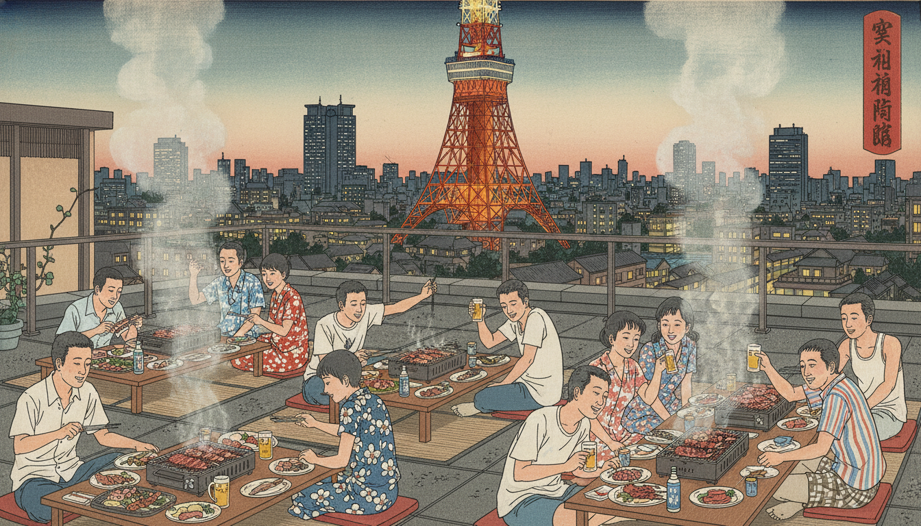 東京タワーBBQは手ぶらで楽しめる食べ飲み放題スタイル