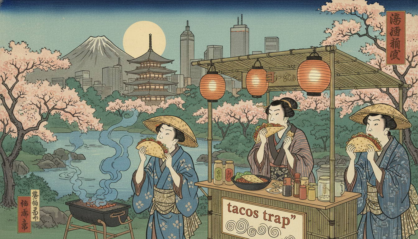 新宿御苑でタコスを食べるなら「tacos trap'」がおすすめ