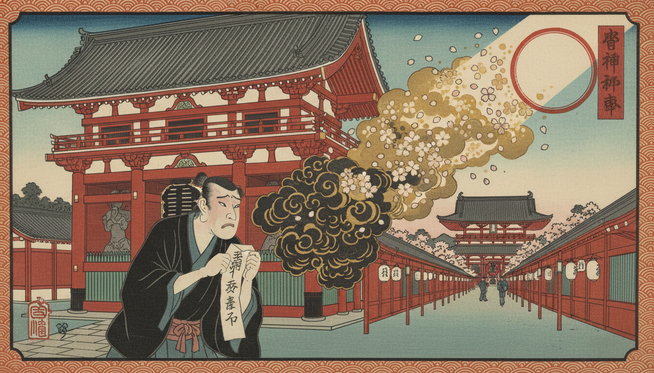 浅草寺の大凶は公式配分には含まれていない