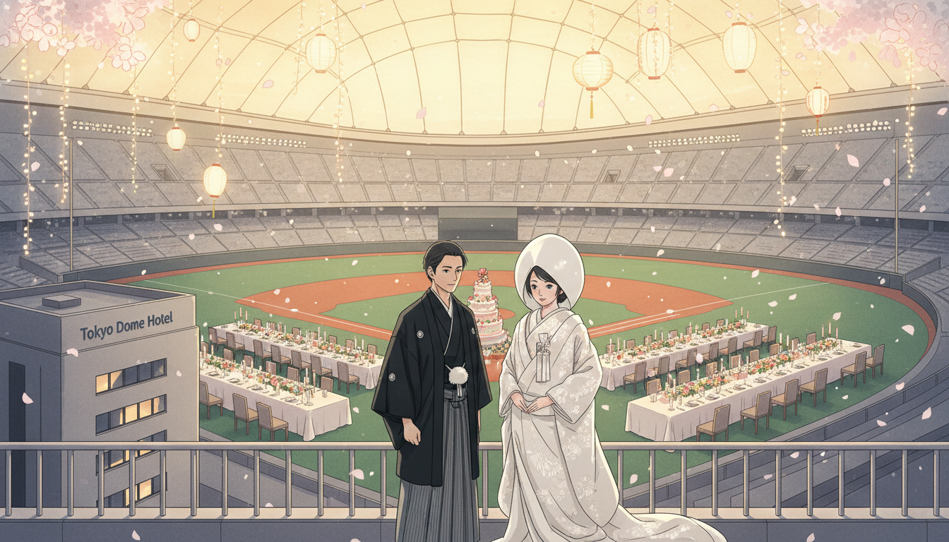 東京ドームの結婚式は東京ドームホテルが人気