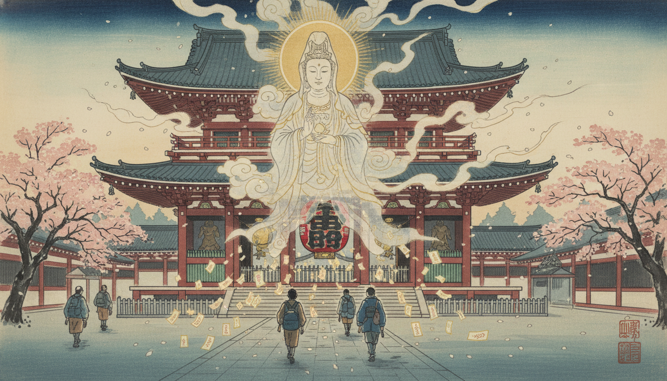 浅草寺のスピリチュアルな力は「観音様の慈悲」と「祈りの集積」にある