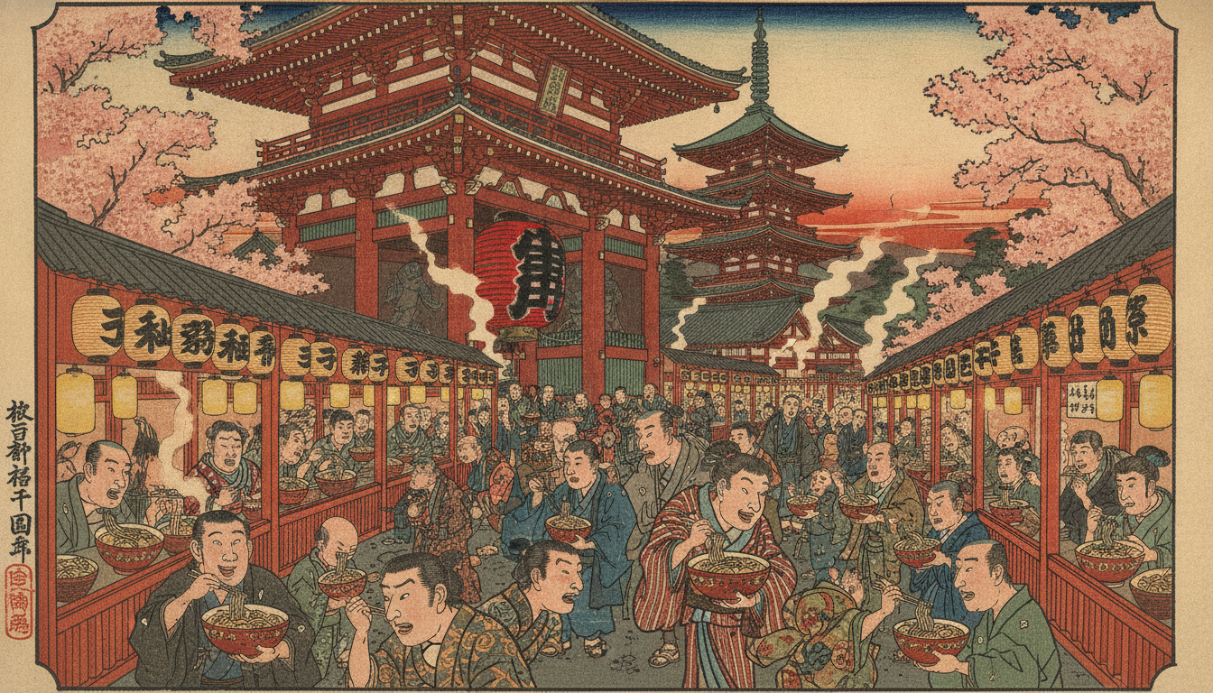 浅草寺周辺はラーメン激戦区である