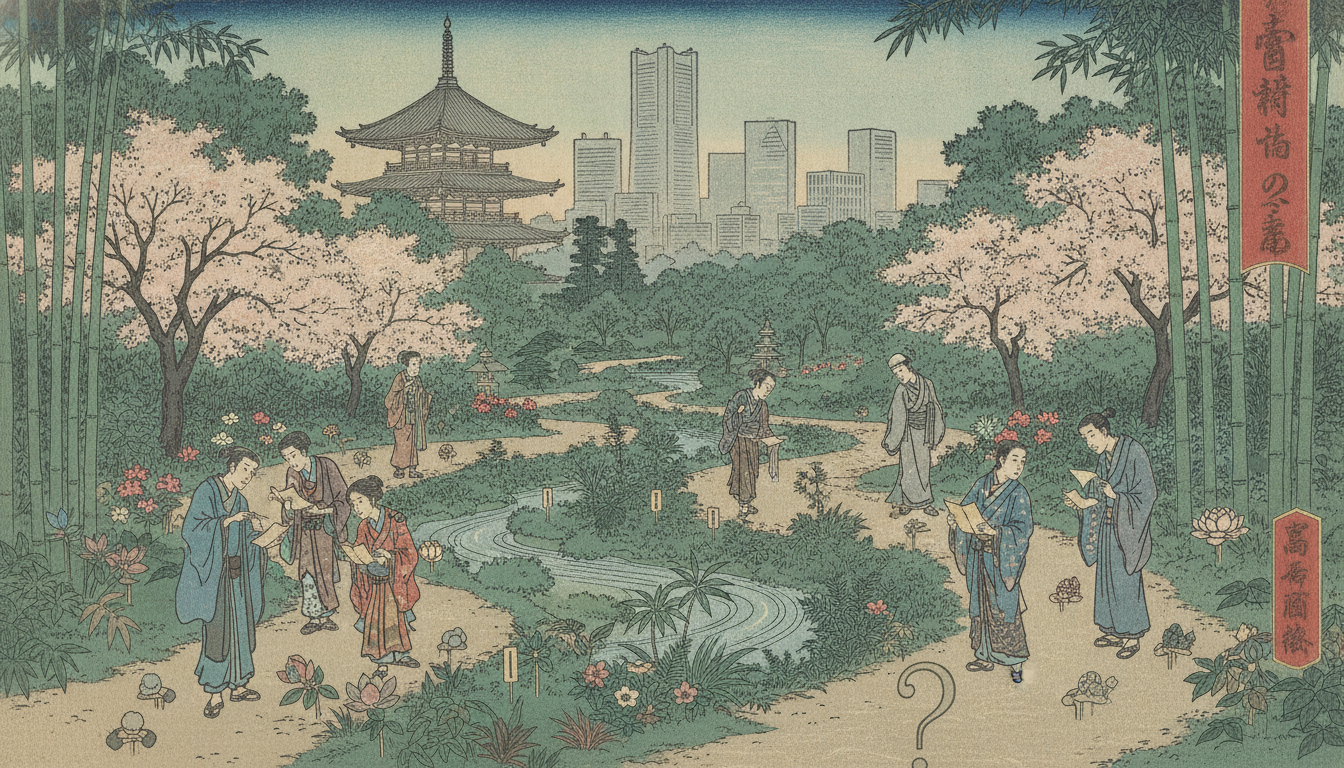 新宿御苑の謎解きは植物と散策を楽しめる周遊型イベント