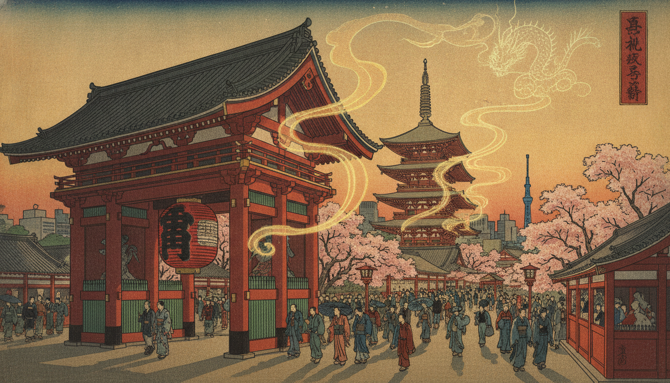 浅草寺は東京を代表する総合パワースポットです