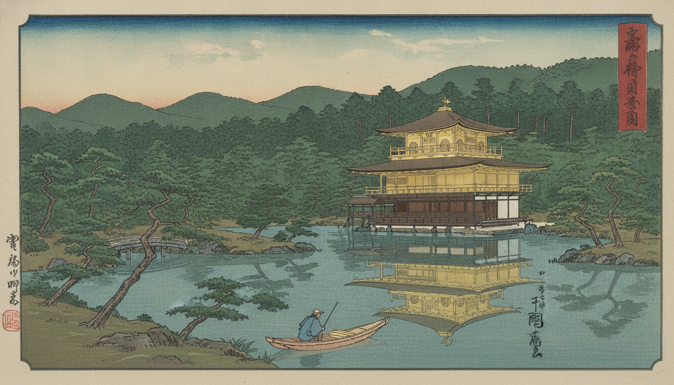 金閣寺は京都府京都市北区金閣寺町1にあります