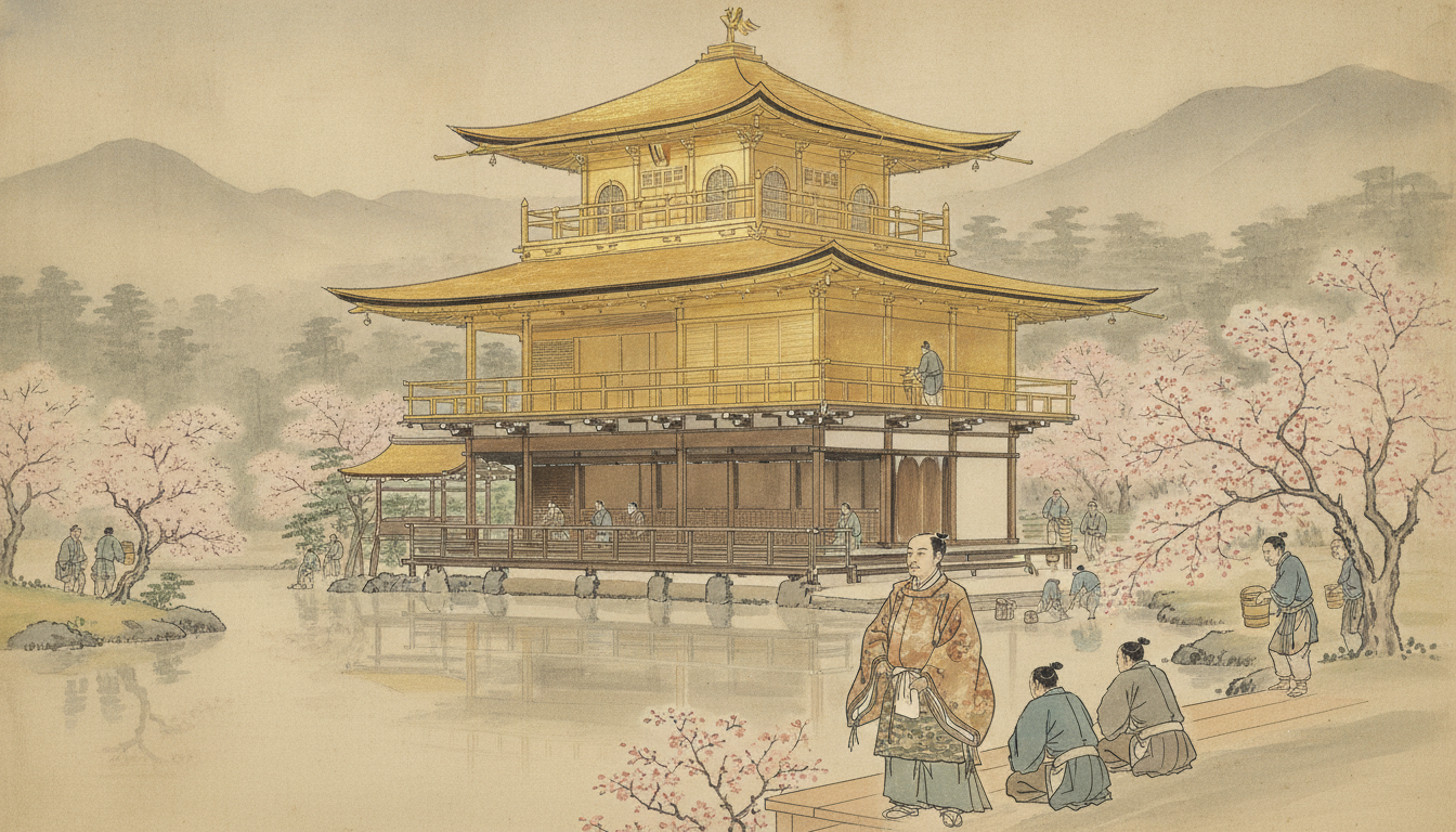 金閣寺を建てた人は室町幕府3代将軍・足利義満