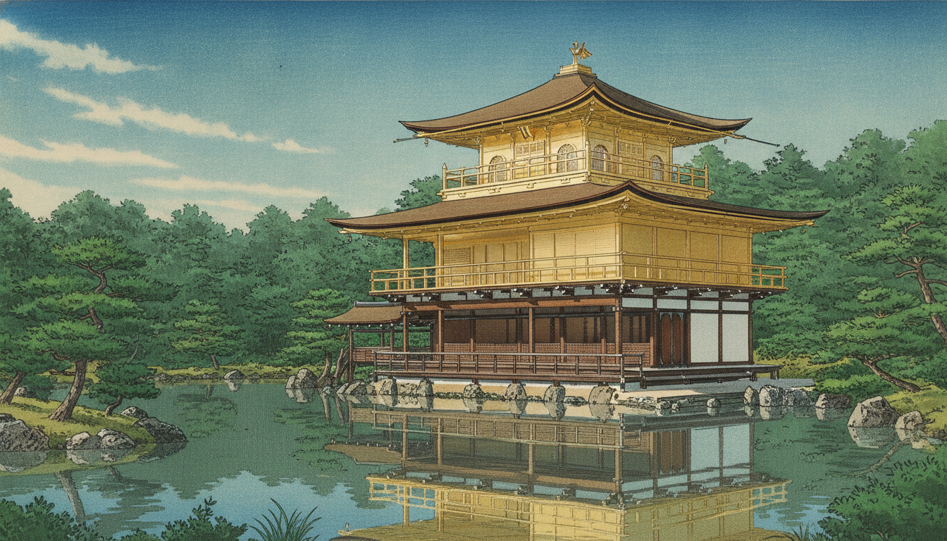 金閣寺のつくりは「3つの異なる建築様式」で構成されている