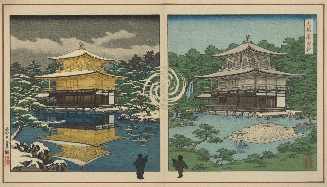 金閣寺 銀閣寺 どっちが人気かの結論