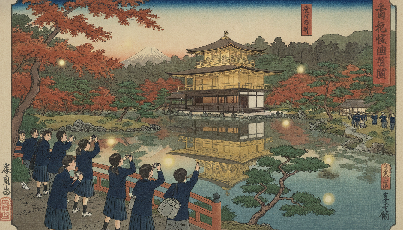 金閣寺の見どころは修学旅行で絶対に押さえたい5つのスポット
