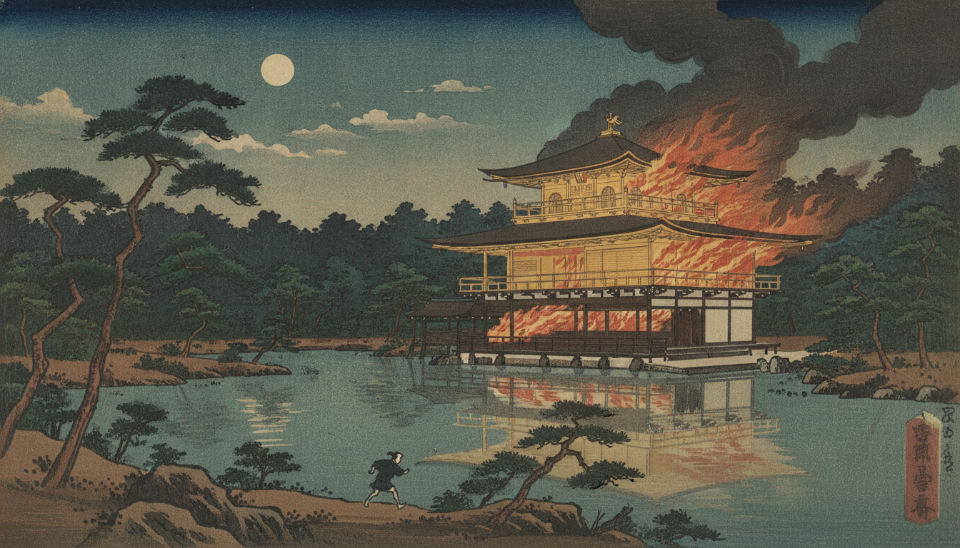 金閣寺の放火事件は1950年7月2日に発生した