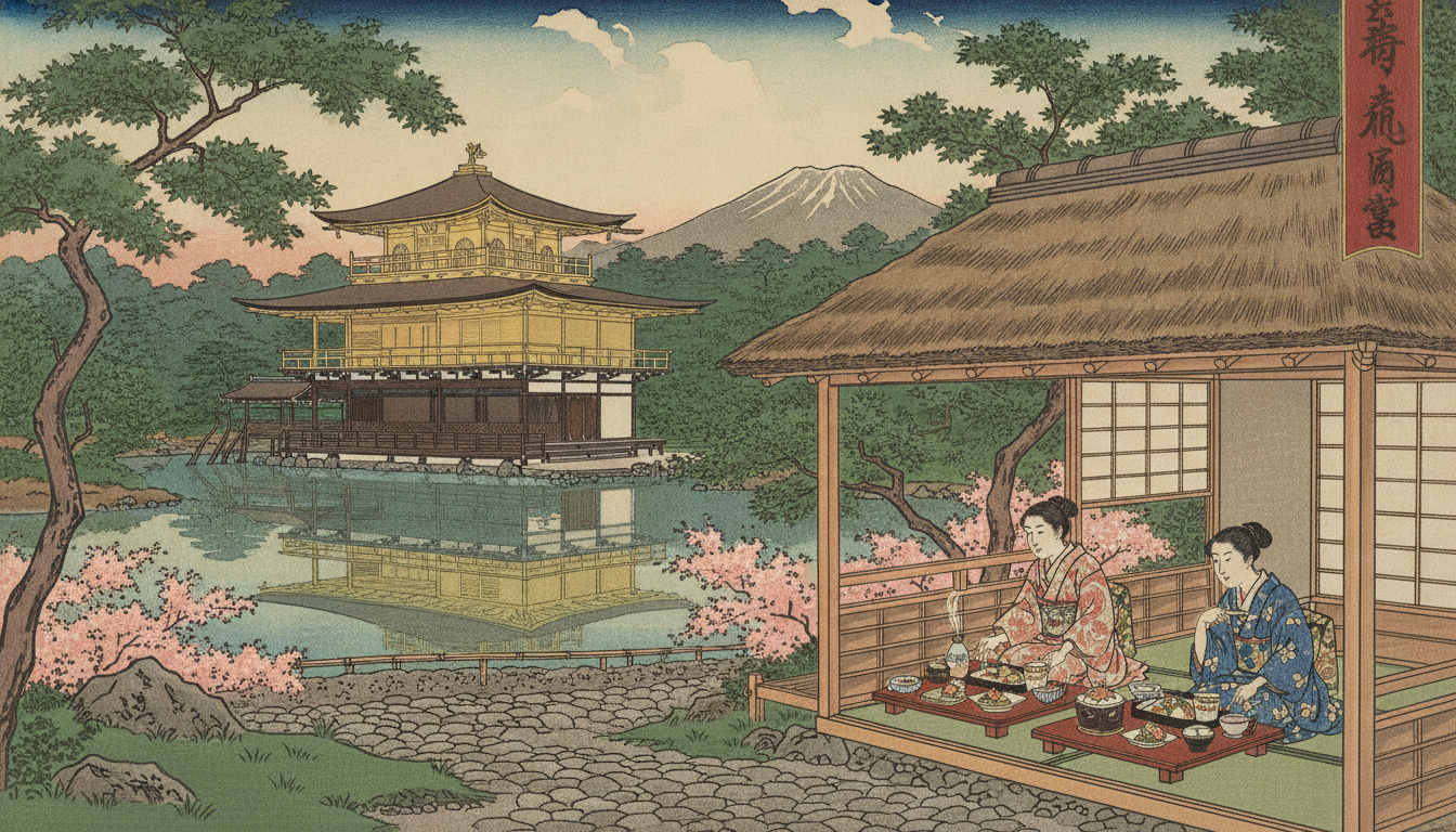 金閣寺で和食ランチを楽しむなら徒歩5分圏内がおすすめ