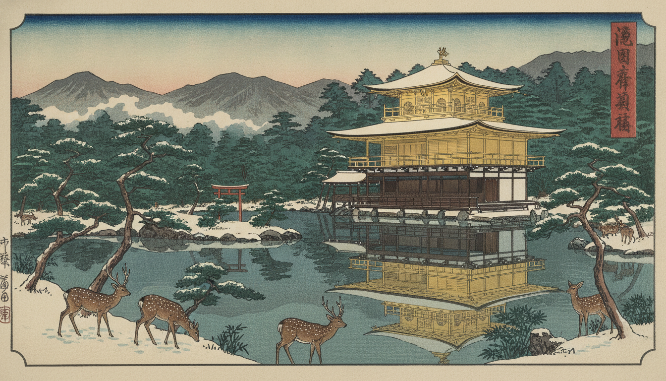 金閣寺の正式名称は「鹿苑寺」です