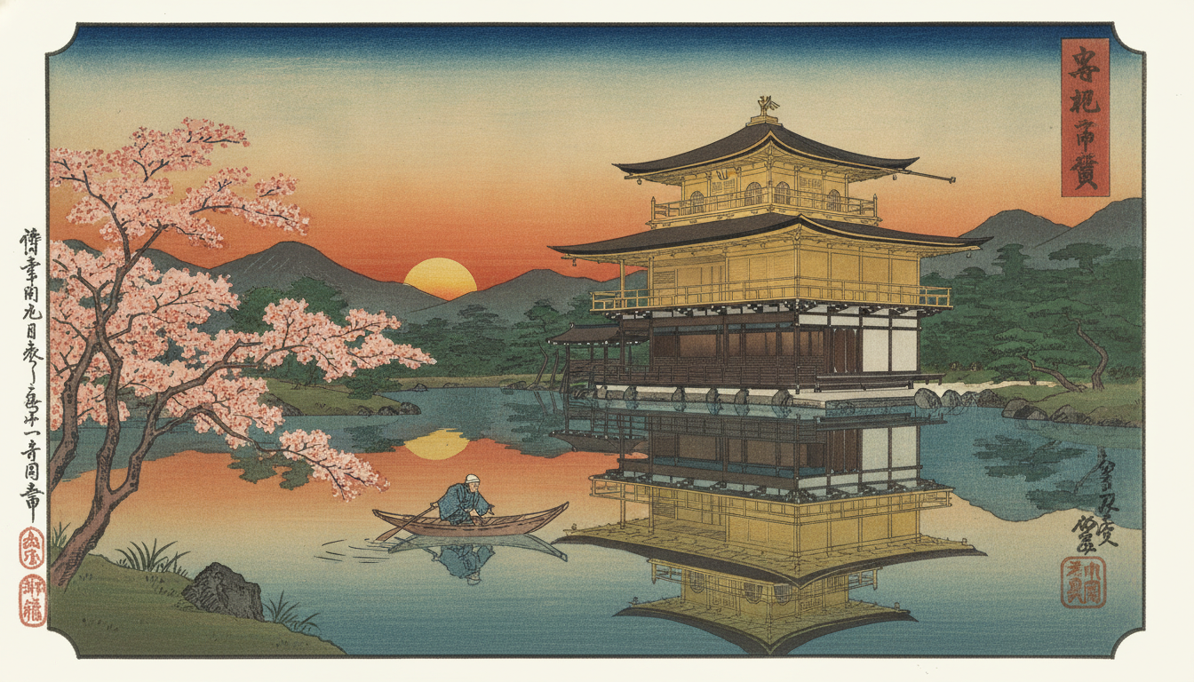 金閣寺を建てた年は1397年（応永4年）