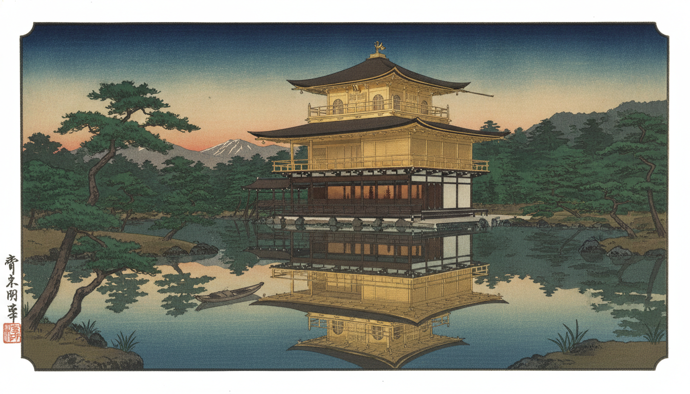 金閣寺の舎利殿とは「金閣」そのものを指す建物名です
