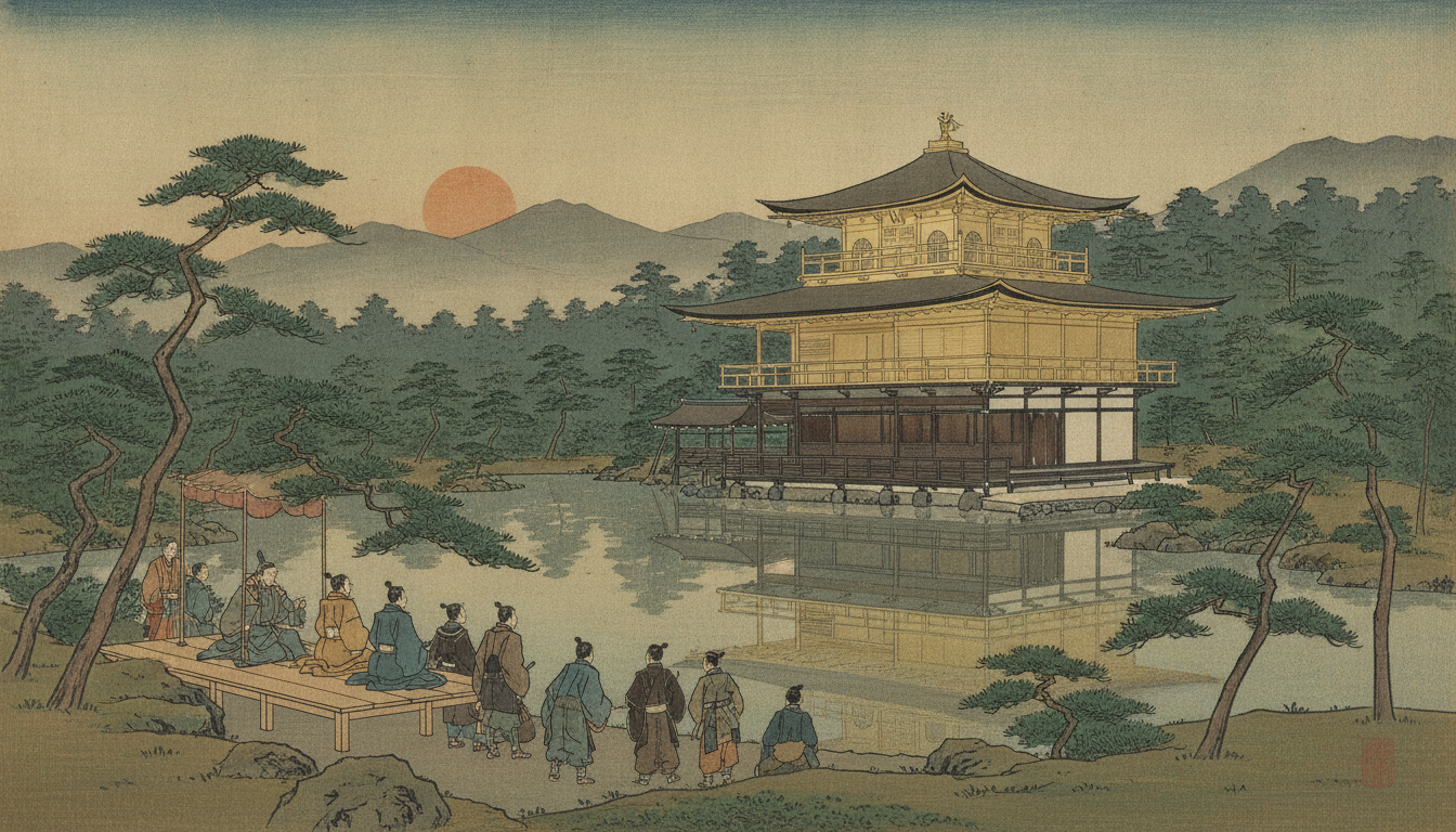 金閣寺の歴史は足利義満の北山殿から始まった