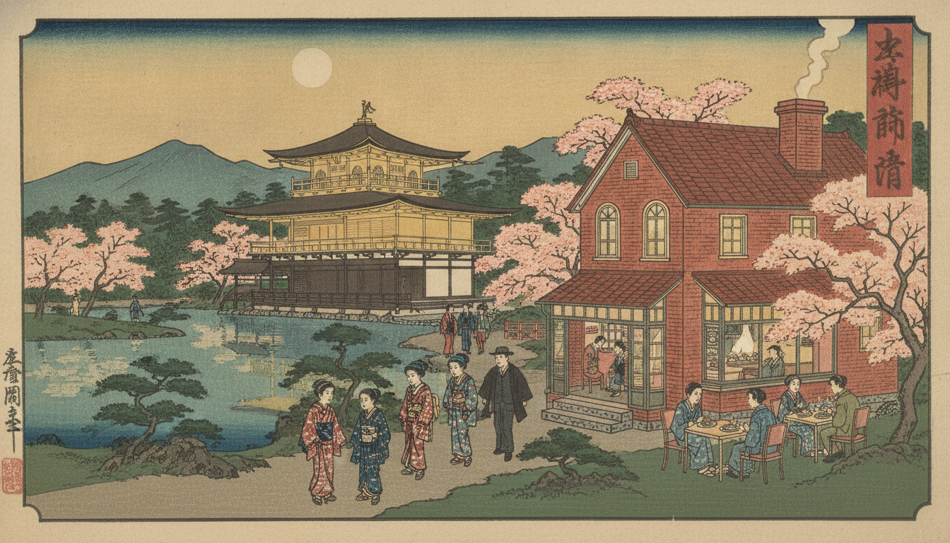 金閣寺 いただきは金閣寺参拝後に最適な洋食店