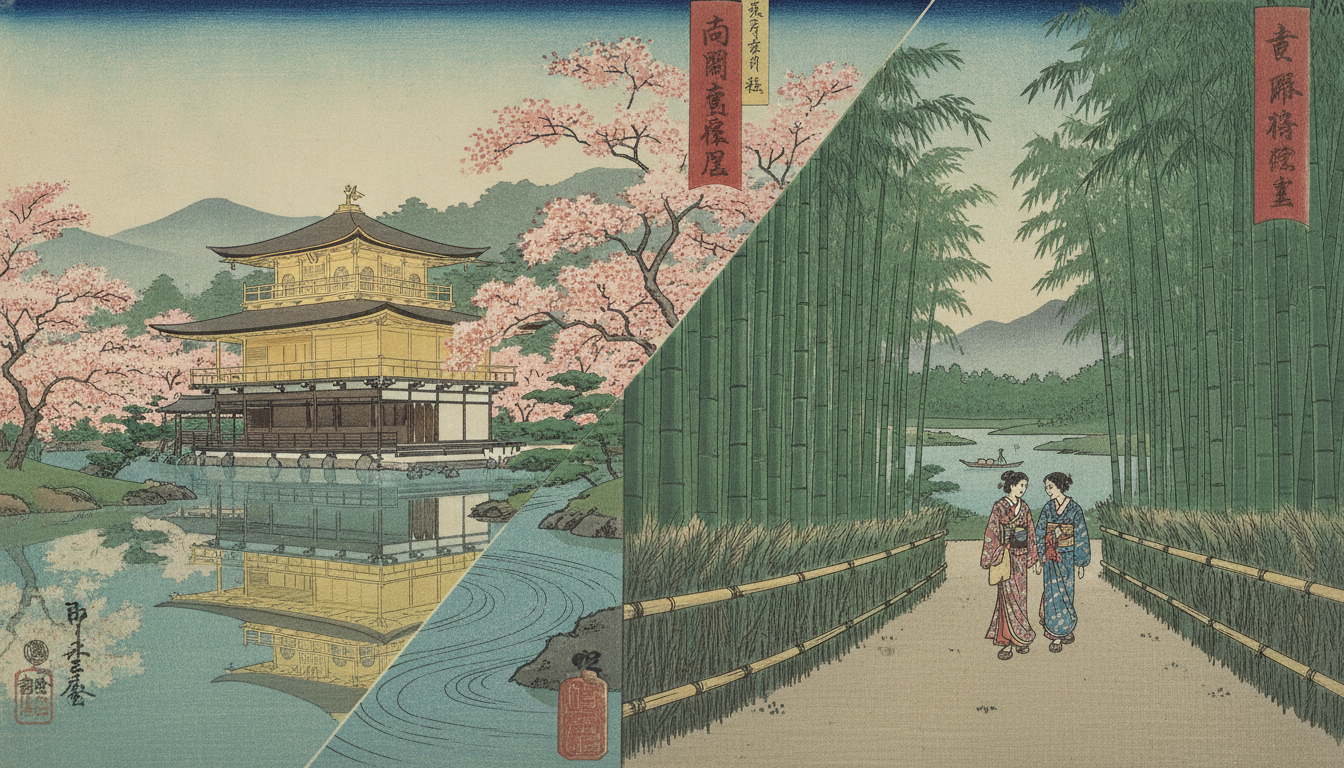金閣寺と嵐山は同じ日に余裕を持って回れます