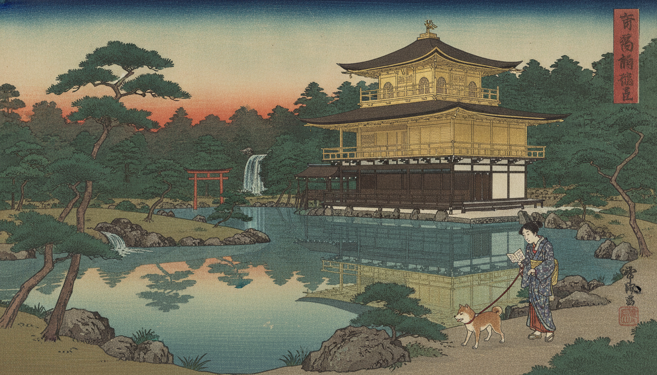 金閣寺は犬連れで参拝できるが条件付き