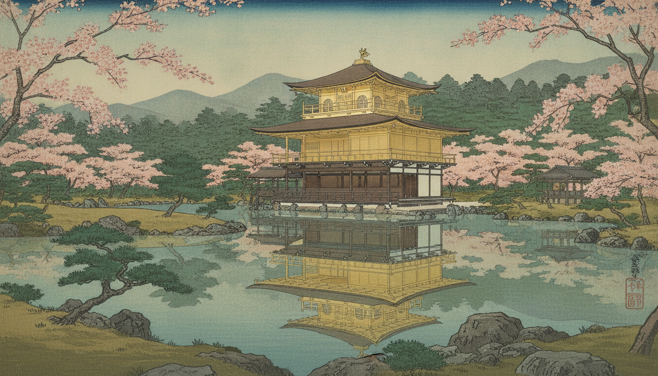 金閣寺の見どころは舎利殿と鏡湖池を中心に7つのスポットを巡ること
